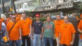 Los trabajadores de TK Galmed se han concentran el día 3 de julio nuevamente en el hotel Meliá Castilla de Madrid  